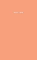 Notebook: Light Salmon Color - Writing Journal - College Ruled Notebook - Lined Notebook - Diary - Notepad - Large Composition Book - 8.5x11 inches - 120 page