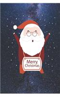 Happy Dancing Santa Clause - Merry Christmas Journal