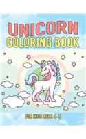 Unicorn Coloring Book for Kids Ages 4-8