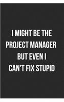 I Might Be The Project Manager But Even I Can't Fix Stupid