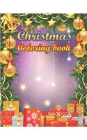 Christmas Coloring Book: a beautiful colouring book with Christmas designs on a black background, for gloriously vivid colours (Merry Christmas (Christmas designs on a black