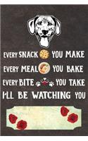 I'll Be Watching You Notebook Journal: 110 Blank Lined Papers - 6x9 Personalized Customized Rhodesian Ridgeback Notebook Journal Gift For Rhodesian Ridgeback Puppy Owners and Lovers