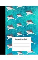 Composition Book: Shark, Notebook for Boys and Girls - Ages 7 - 13