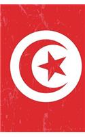 Tunisia Flag Journal: Tunisia Travel Diary, Tunisian Souvenir Book, Lined Journal to Write in