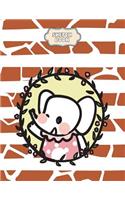 sketchbook: Cute elephant on orange cover (8.5 x 11) inches 110 pages, Blank Unlined Paper for Sketching, Drawing, Whiting, Journaling & Doodling(5 Cute Elephant on Orange Sketchbook)