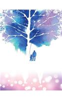 Father And Child Watercolor Notebook