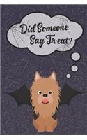 Australian Terrier Lined Notebook: (Dog Halloween Notebooks and Journals)