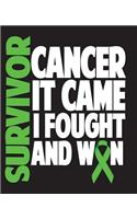Survivor Cancer It Came I Fought And Won