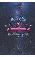 Uncle of the Birthday Girl - Princess Crown Heart Diamond Journal