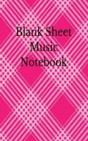 Blank Sheet Music Notebook