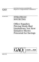 Strategic sourcing
