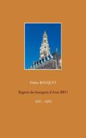 Registre des bourgeois d'Arras BB51 - 1651-1693