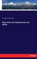 Neue Arten der Gattung Lixus aus Afrika