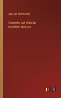 Geschichte und Kritik der Kapitalzins-Theorien