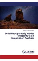 Different Operating Modes of Rosetta's Ion Composition Analyser