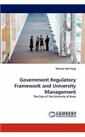 Government Regulatory Framework and University Management