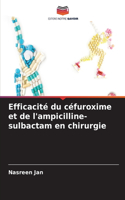 Efficacité du céfuroxime et de l'ampicilline-sulbactam en chirurgie