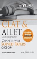 Clat & Ailet 2021 Chapter Wise Solved Papers 2008-2020