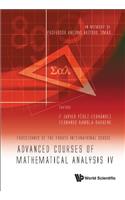 Advanced Courses of Mathematical Analysis IV