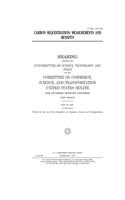 Carbon sequestration