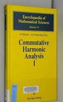 Commutative Harmonic CBS$alysis I ( Ems ,Vol -15)