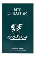 Rite of Baptism Booklet: Participation Booklet