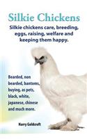 . Silkie Chickens. Silkie Chickens Care, Breeding, Eggs, Raising, Welfare and Keeping Them Happy, Bearded, Non Bearded, Bantoms, Buying, as Pets, Blac