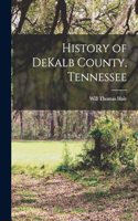 History of DeKalb County, Tennessee