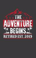 Adventure Begins Retired Est. 2019: A Thoughtful Retirement Card Alternative