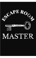 Escape Room Master: Lined Notebook Journal for Escape Room Game Players