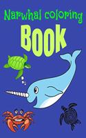 Narwhal Coloring Book: 32 Pages To Colour For Kids And Adults Narwhals Unicorns Of The Sea