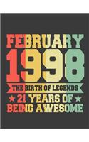 February 1998 The Birth Of Legends 21 Years Of Being Awesome