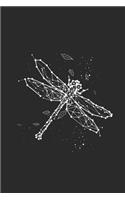 Dragonfly Particles: Dragonflies Notebook, Blank Lined (6 x 9 - 120 pages) Animal Themed Notebook for Daily Journal, Diary, and Gift