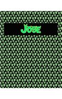 120 Page Handwriting Practice Book with Green Alien Cover Jose: Primary Grades Handwriting Book