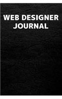 Web Designer Journal: Web Designer Journal with 110 Blank Lined Pages / Planner / Career / Co-Worker / Blank Line Job Gift (6 x 9 inches in size)