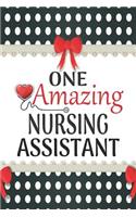 One Amazing Nursing Assistant: Medical Theme Decorated Lined Notebook For Gratitude And Appreciation(102 World's Best Nurses)
