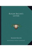 Roger Bacon's Letter