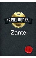 Travel Journal Zante