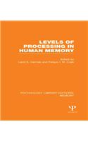 Levels of Processing in Human Memory (PLE: Memory)