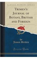 Trimen's Journal of Botany, British and Foreign, Vol. 20 (Classic Reprint)