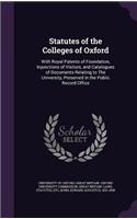 Statutes of the Colleges of Oxford