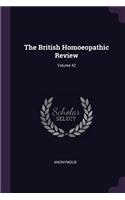 British Homoeopathic Review; Volume 42