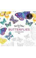 Vive Le Color! Butterflies (Coloring Book): Color In; De-Stress (72 Tear-Out Pages)