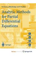 Analytic Methods for Partial Differential Equations