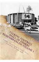Talking Football (Hall Of Famers' Remembrances) Volume 1