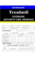 Treadmill Exercise Activity Log Journal