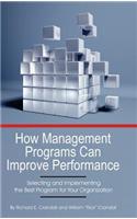 How Management Programs Can Improve Organization Performance