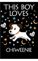 This Boy Loves Chiweenie Notebook