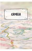 Gambia: Ruled Travel Diary Notebook or Journey Journal - Lined Trip Pocketbook for Men and Women with Lines