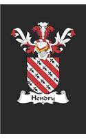 Hendry: Hendry Coat of Arms and Family Crest Notebook Journal (6 x 9 - 100 pages)